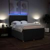 vidaXL Boxspringbett mit Matratze Schwarz 140x190 cm Stoff