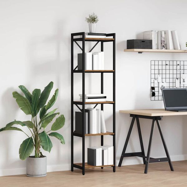 vidaXL B&uuml;cherregal Altholz 40 x 30 x 155 cm Holzwerkstoff