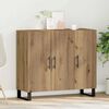 vidaXL Sideboard Artisan-Eiche 90 x 34 x 80 cm Holzwerkstoff
