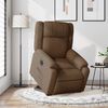 vidaXL Relaxsessel mit Aufstehhilfe Elektrisch Braun Stoff