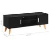vidaXL TV-Schrank Schwarz 120&times;40&times;46 cm MDF