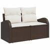 vidaXL Gartensofa-set 8 pcs Poly-Rattan