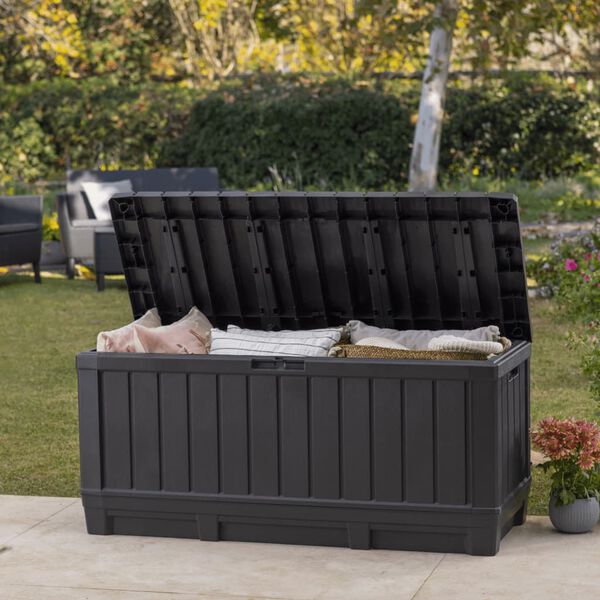 Keter Gartentruhe Kentwood 350 L Anthrazit