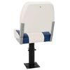 vidaXL Bootssitze mit Podest 2 Stk. H&ouml;henverstellbar 360&deg; Drehbar