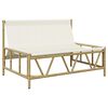 vidaXL Gartenbank Hellgrau 110 x 75 x 71 cm Stahl