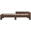 vidaXL Bettgestell ohne Matratze Braun Eiche 100x200 cm Holzwerkstoff