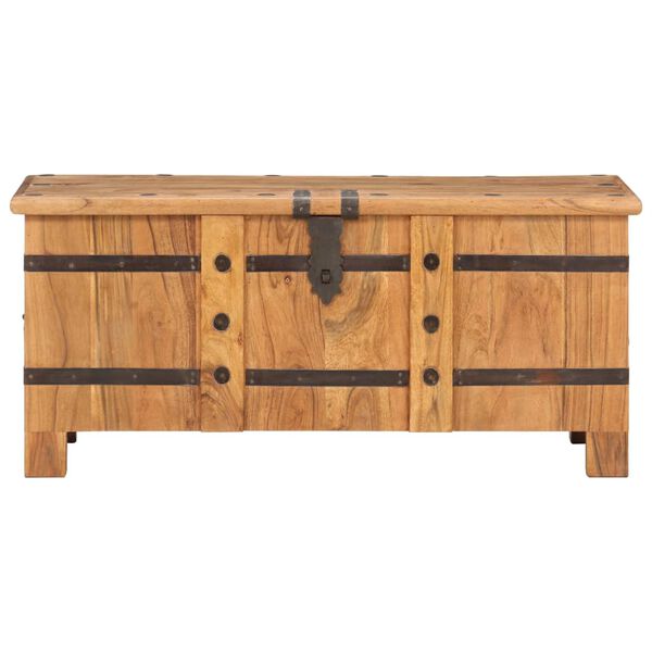 vidaXL Truhe 90x40x40 cm Massivholz Akazie