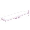 vidaXL Wandpaneele 12 Stk. Blau 60x15 cm Stoff 1,08 m&sup2;