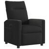 vidaXL Relaxsessel Elektrisch Schwarz Stoff
