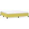vidaXL Bettgestell ohne Matratze Gr&uuml;n 200x200 cm Stoff