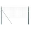 vidaXL Zaunpfosten 12 pcs Gr&uuml;n 60 cm Pulverbeschichteter Stahl