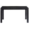 vidaXL Esstisch Schwarz 140 x 80 x 76 cm Mango-Massivholz