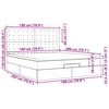 vidaXL Ottoman-Bett mit Matratzen Rosa 180x200 cm Samt