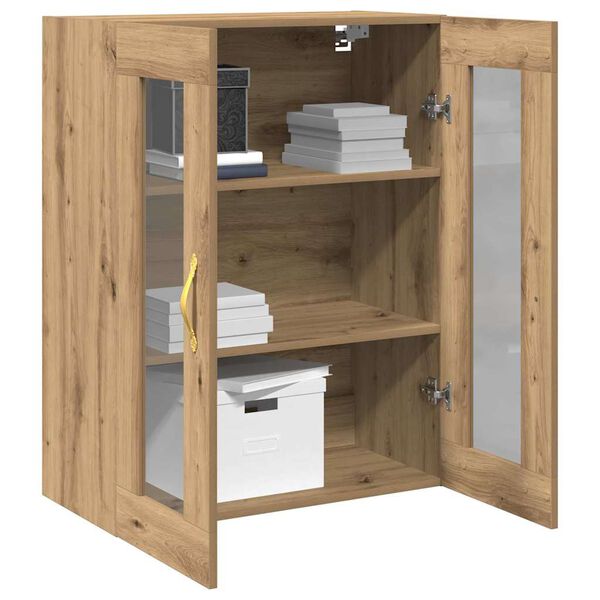 vidaXL Wandschrank Artisan-Eiche 69,5 x 34 x 90 cm Holzwerkstoff
