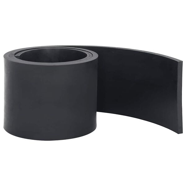 vidaXL Gummileiste f&uuml;r Schneepflug Schwarz 200x15x1 cm