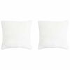 vidaXL Kopfkissen 2 stk. 80 x 80 cm Bambusfaser Wei&szlig;