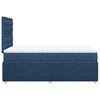 vidaXL Boxspringbett mit Matratze Blau 120x200 cm Stoff