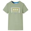 Kinder-T-Shirt Helles Khaki 128
