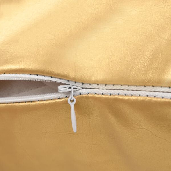vidaXL Kissen-Set 2 Stk. PU 40 x 60 cm Golden