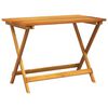 vidaXL Gartentisch Klappbar 90x52,5x65 cm Massivholz Akazie