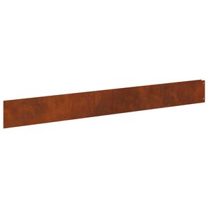 vidaXL Rasenkante mit oberer Abkantung 10 stk. 100x12 cm Stahl