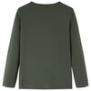 Kinder-Langarmshirt Khaki 116