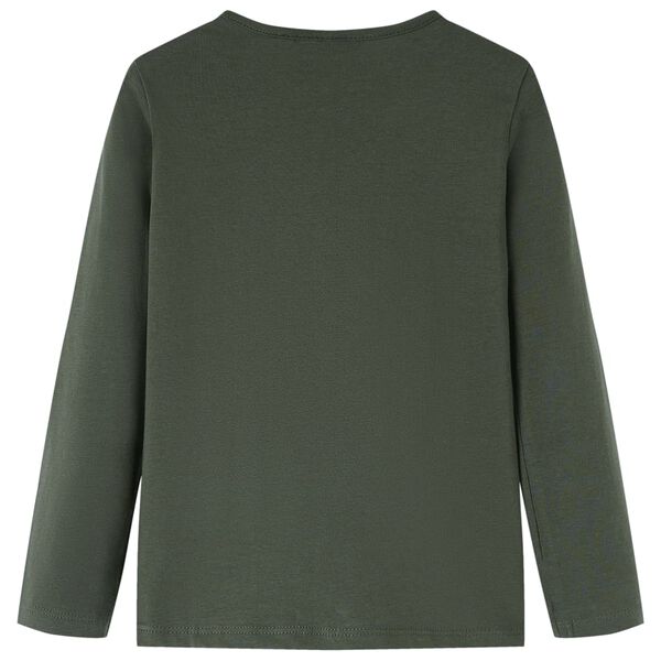 Kinder-Langarmshirt Khaki 116