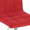 vidaXL Barhocker Weinrot Samt