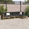 vidaXL 5-tlg. Garten-Sofagarnitur mit Kissen Kiefernholz Impr&auml;gniert