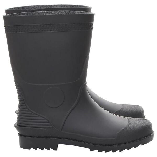vidaXL Gummistiefel Schwarz Größe 45 PVC