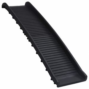 vidaXL Hunderampe Klappbar Schwarz 155,5x40x15,5 cm