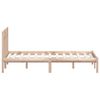 vidaXL Massivholzbett 120x190 cm