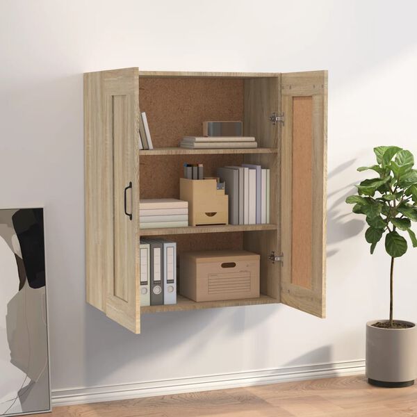 vidaXL H&auml;ngeschrank Sonoma-Eiche 69,5x32,5x90 cm
