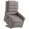 vidaXL Relaxsessel mit Aufstehhilfe Elektrisch Taupe Stoff