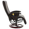 vidaXL Massagesessel Braun Kunstleder