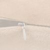 vidaXL Kissen 2 Stk. Velours 40x60 cm Cremewei&szlig;