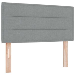 vidaXL Kopfteil mit Kopfteil Hellgrau 80 cm Kunstleder