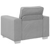 vidaXL Sofa 59cm Wolkengrau Stoff