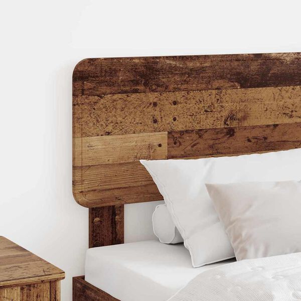 vidaXL Kopfteil mit Kopfteil Altholz 75 cm Holzwerkstoff