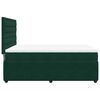 vidaXL Boxspringbett mit Matratze Dunkelgr&uuml;n 140x190 cm Samt