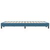 vidaXL Bettgestell ohne Matratze Dunkelblau 120x220 cm Samt