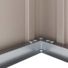 vidaXL Gartenlagerbox Schwarz 101 x 56,5 x 50 cm Stahl