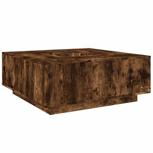 vidaXL Couchtisch R&auml;uchereiche 100x100x40 cm Holzwerkstoff