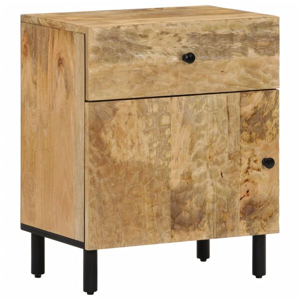 vidaXL Nachttisch 50x33x60 cm Massivholz Mango