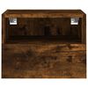 vidaXL TV-Wandschr&auml;nke 2 Stk. R&auml;uchereiche 40x30x30 cm Holzwerkstoff