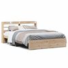vidaXL Bettgestell mit Kopfteil ohne Matratze 150x200 cm