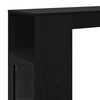 vidaXL Bartisch Schwarz Eichen-Optik 101 x 40 x 103,5 cm Holzwerkstoff