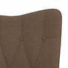 vidaXL Relaxsessel Braun Stoff