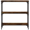vidaXL Konsolentisch R&auml;uchereiche 75x22,5x75 cm Holzwerkstoff