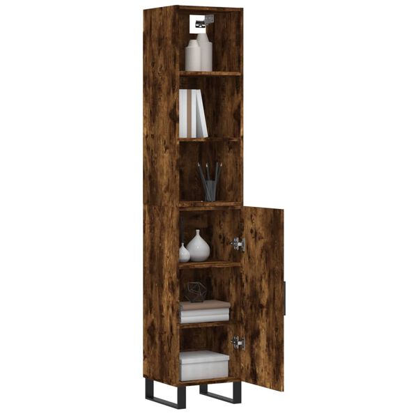 vidaXL Highboard R&auml;uchereiche 34,5x34x180 cm Holzwerkstoff